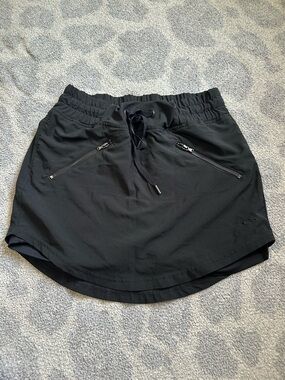 Champion Black Athletic Skort with Zipper Pockets